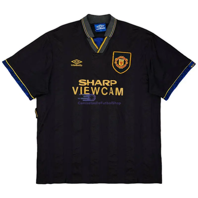 Camiseta CANTONA 7 Manchester United 1993/94 2ª Equipación Retro
