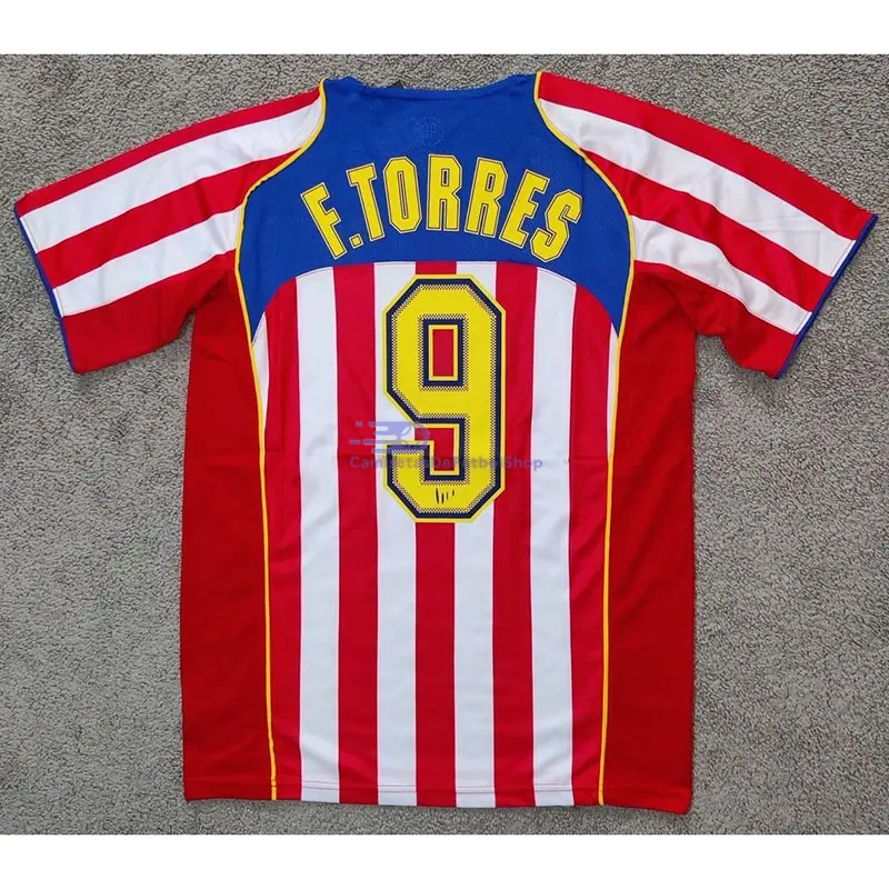 Camiseta F.TORRES 9 Atletico de Madrid 2004/05 1ª Equipación Retro