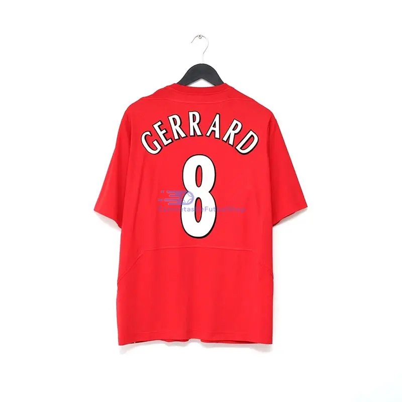 Camiseta GERRARD 8 Liverpool 2004/05 1ª Equipación Retro