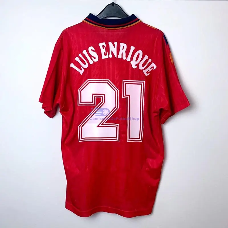 Camiseta LUIS ENRIQUE 21 España 1994 1ª Equipación Retro