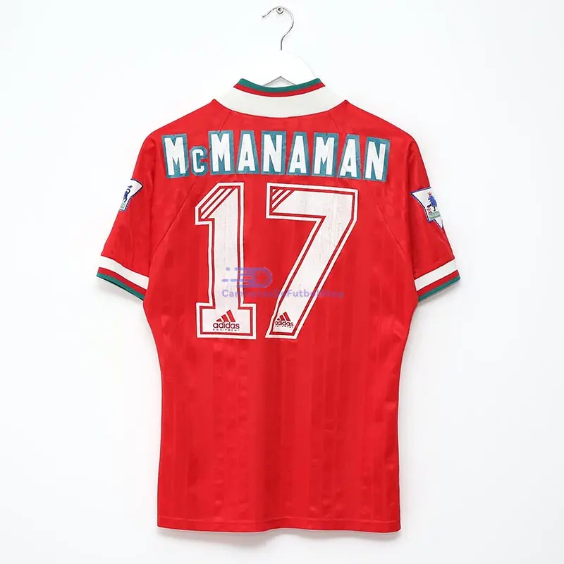 Camiseta McMANAMAN 17 Liverpool 1993/95 1ª Equipación Retro