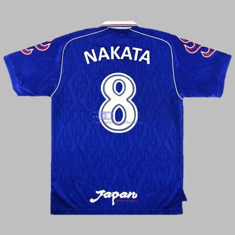 Camiseta NAKATA 8 Japón 1998 1ª Equipación Retro