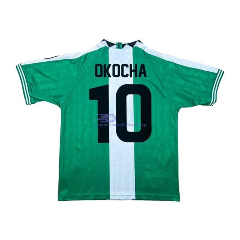Camiseta OKOCHA 10 Nigeria 1996 1ª Equipación Retro