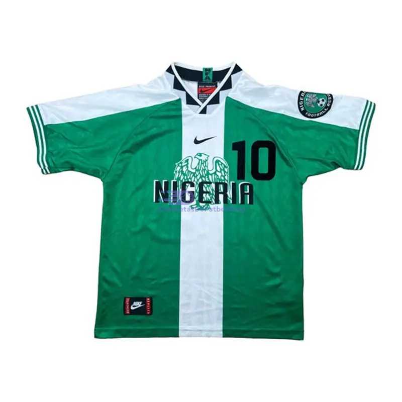 Camiseta OKOCHA 10 Nigeria 1996 1ª Equipación Retro