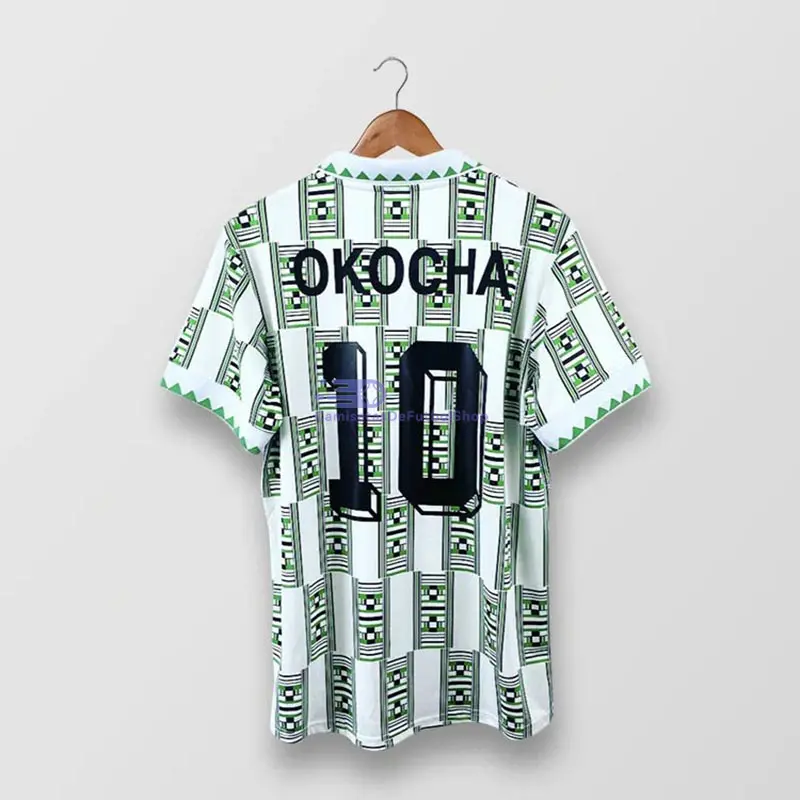 Camiseta OKOCHA 10 Nigeria 1994 2ª Equipación Retro