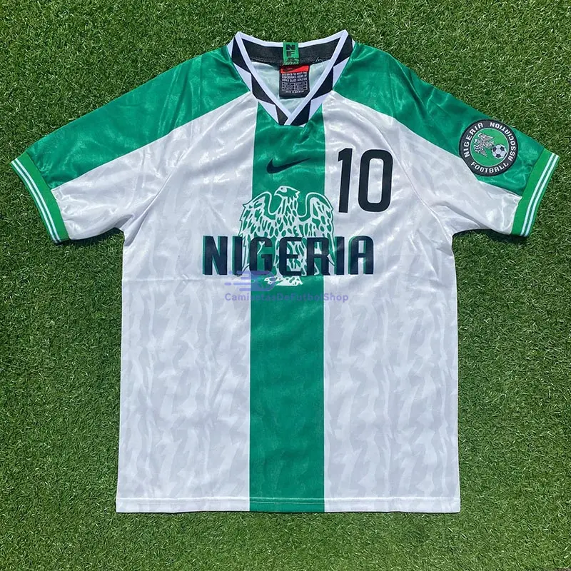 Camiseta OKOCHA 10 Nigeria 1996 2ª Equipación Retro