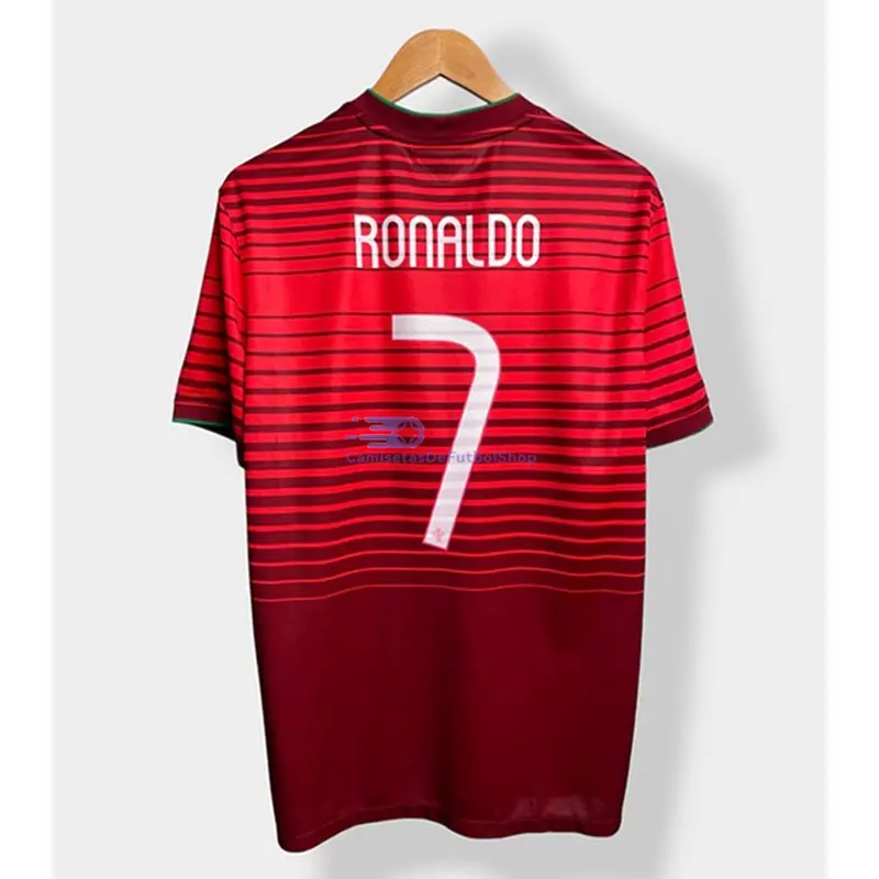 Camiseta RONALDO 7 Portugal 2014 1ª Equipación Retro