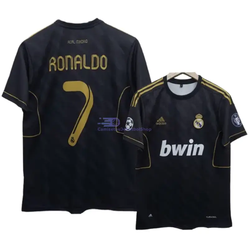 Camiseta RONALDO 7 Real Madrid 2011/12 2ª Equipación Retro