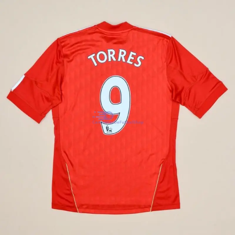 Camiseta TORRES 9 Liverpool 2010/11 1ª Equipación Retro
