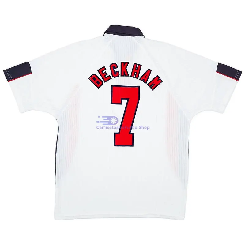 Camiseta BECKHAM 7 Inglaterra 1998 1ª Equipación Retro