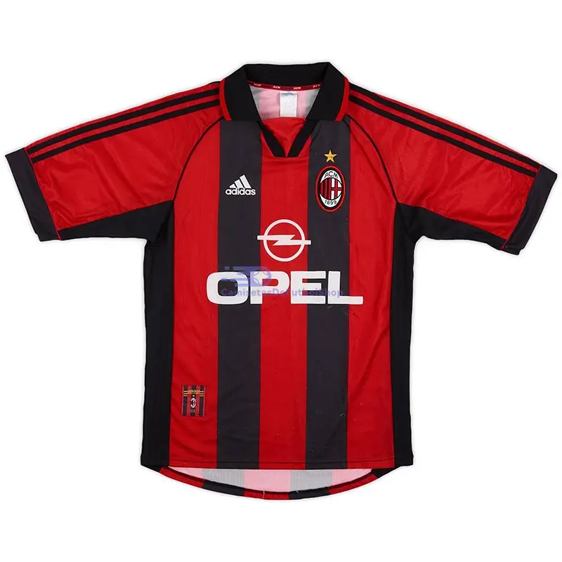 Camiseta MALDINI 3 AC Milan 1998/99 1ª Equipación Retro
