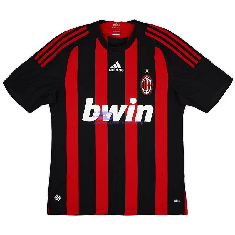 Camiseta MALDINI 3 AC Milan 2008/09 1ª Equipación Retro
