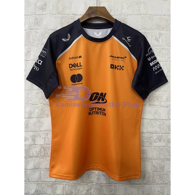 Camiseta McLaren F1 Naranja/Negro 2025