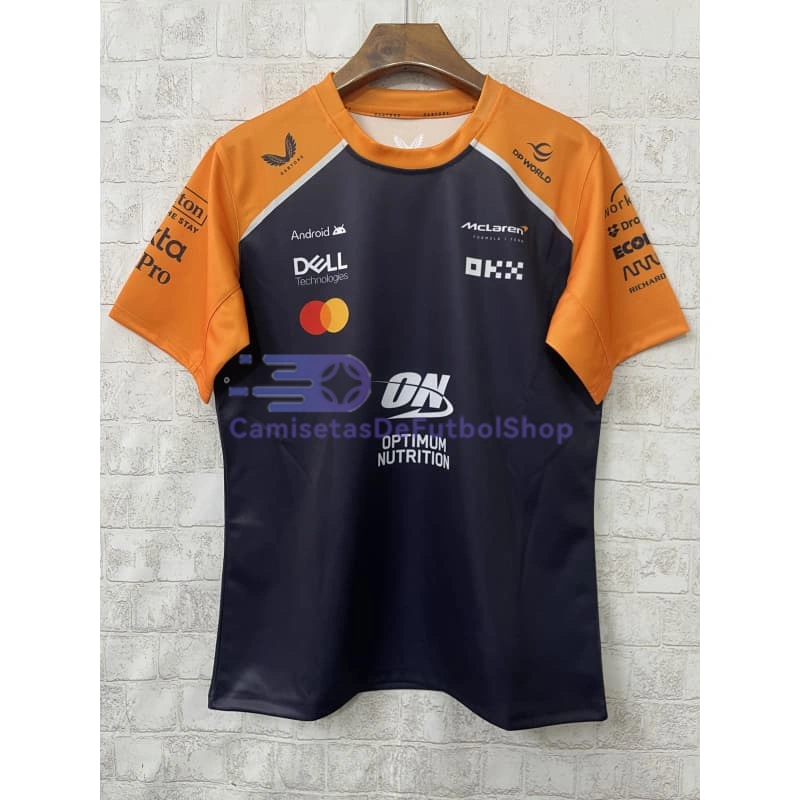 Camiseta McLaren F1 Negro/Naranja 2025