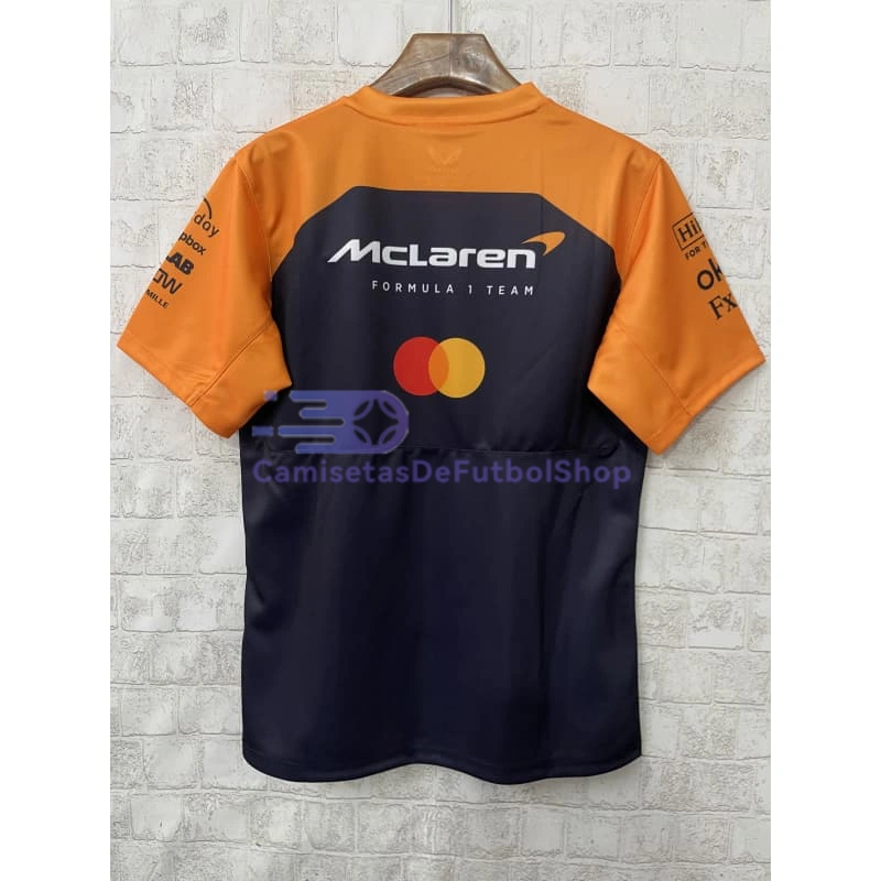 Camiseta McLaren F1 Negro/Naranja 2025