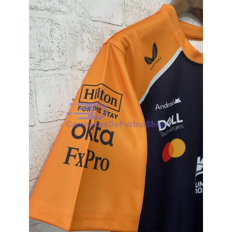 Camiseta McLaren F1 Negro/Naranja 2025