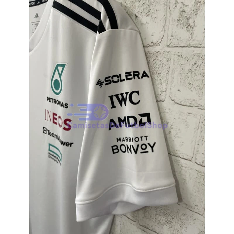 Camiseta Mercedes AMG Petronas F1 Blanco 2025