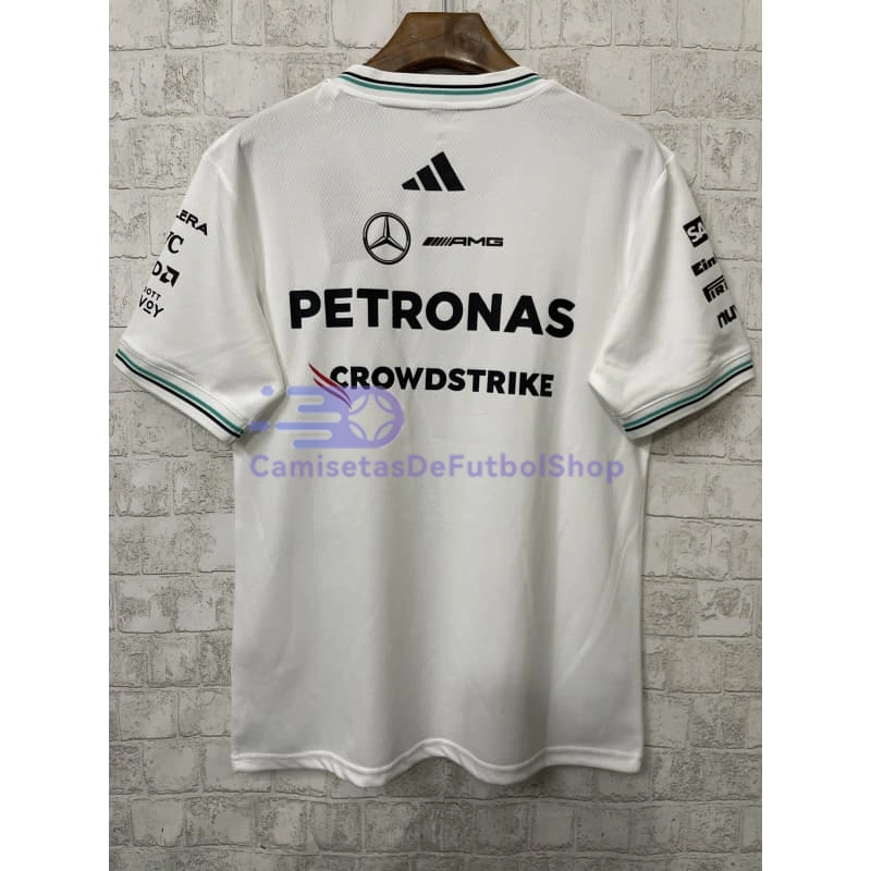 Camiseta Mercedes AMG Petronas F1 Blanco/Verde 2025