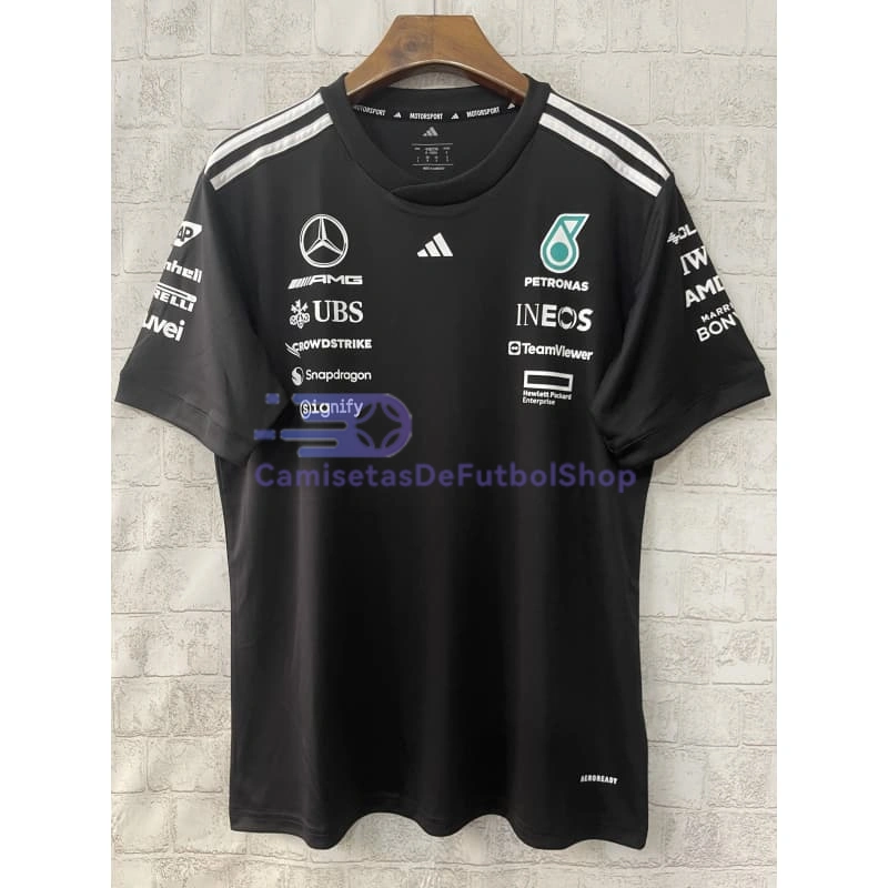 Camiseta Mercedes AMG Petronas F1 Negro 2025