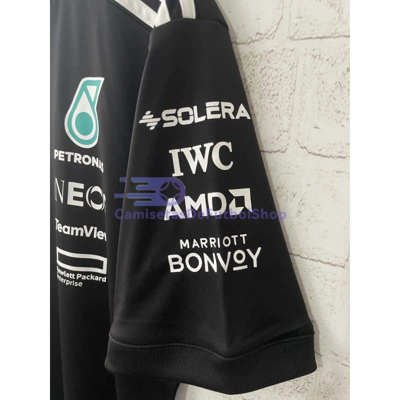 Camiseta Mercedes AMG Petronas F1 Negro 2025
