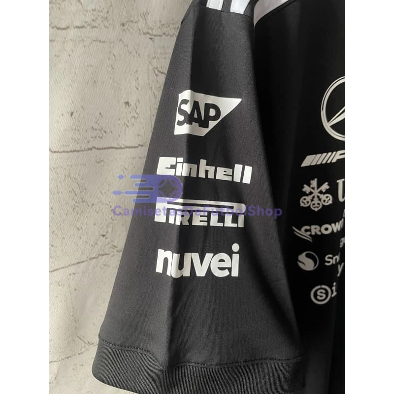 Camiseta Mercedes AMG Petronas F1 Negro 2025