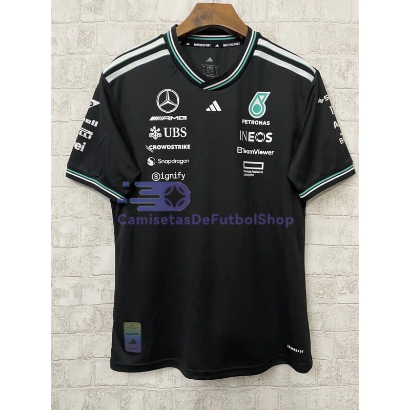 Camiseta Mercedes AMG Petronas F1 Negro/Verde 2025