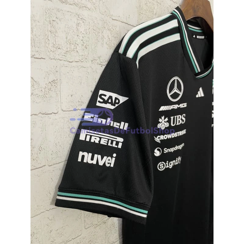 Camiseta Mercedes AMG Petronas F1 Negro/Verde 2025