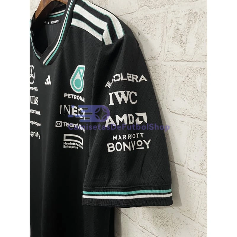 Camiseta Mercedes AMG Petronas F1 Negro/Verde 2025