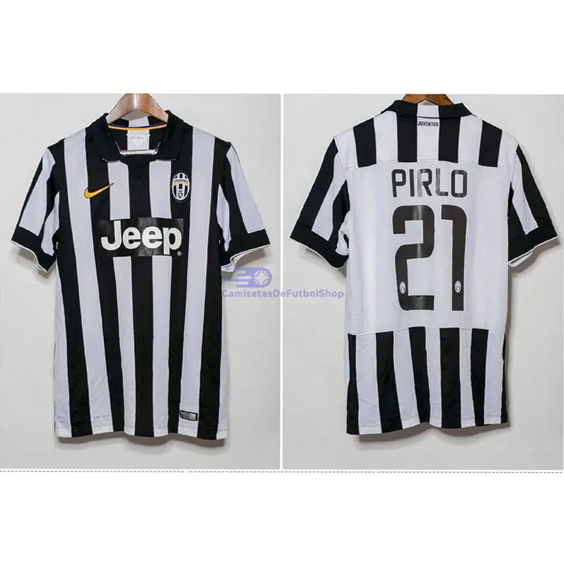 Camiseta PIRLO 21 Juventus 2014/15 1ª Equipación Retro