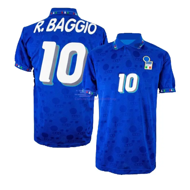 Camiseta R.BAGGIO 10 Italia 1994 1ª Equipación Retro