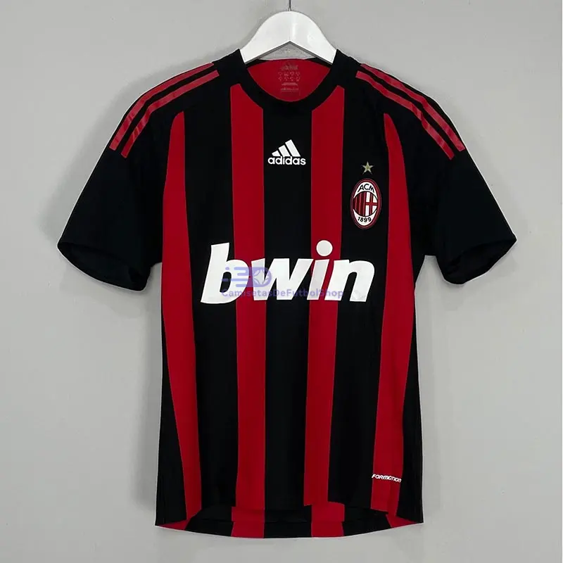 Camiseta RONALDINHO 80 AC Milan 2008/09 1ª Equipación Retro