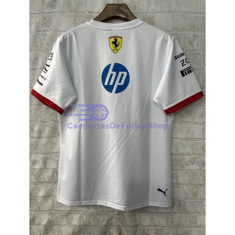 Camiseta Scuderia Ferrari F1 Blanco 2025