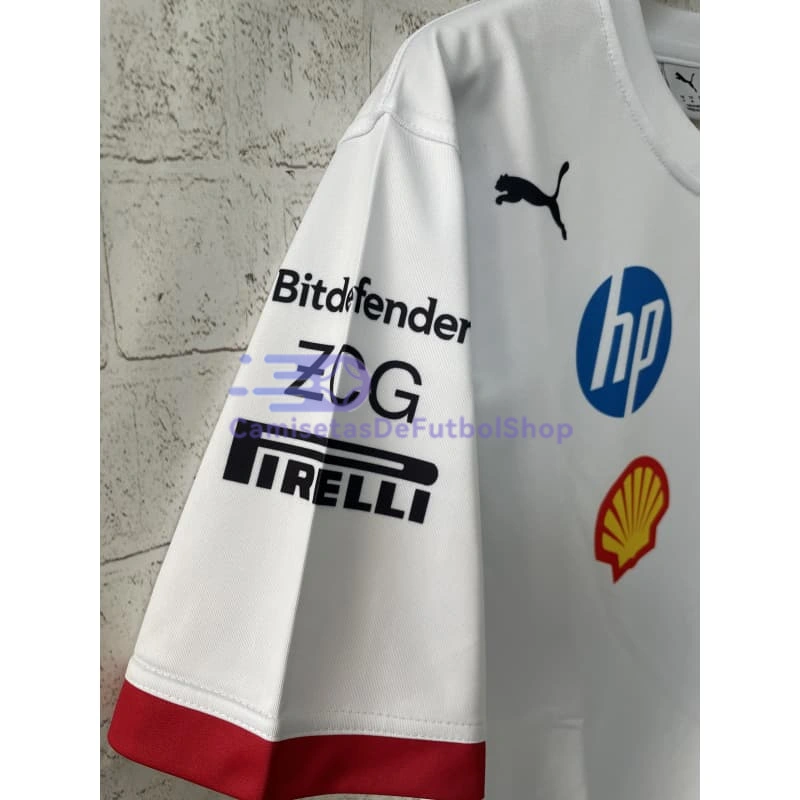 Camiseta Scuderia Ferrari F1 Blanco 2025