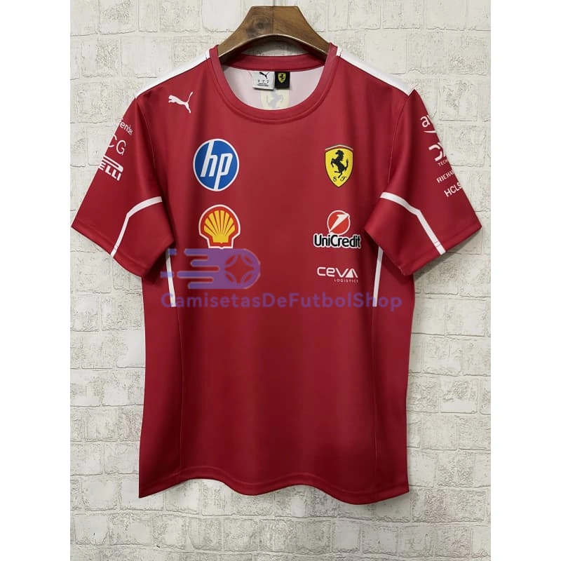 Camiseta Scuderia Ferrari F1 Rojo 2025