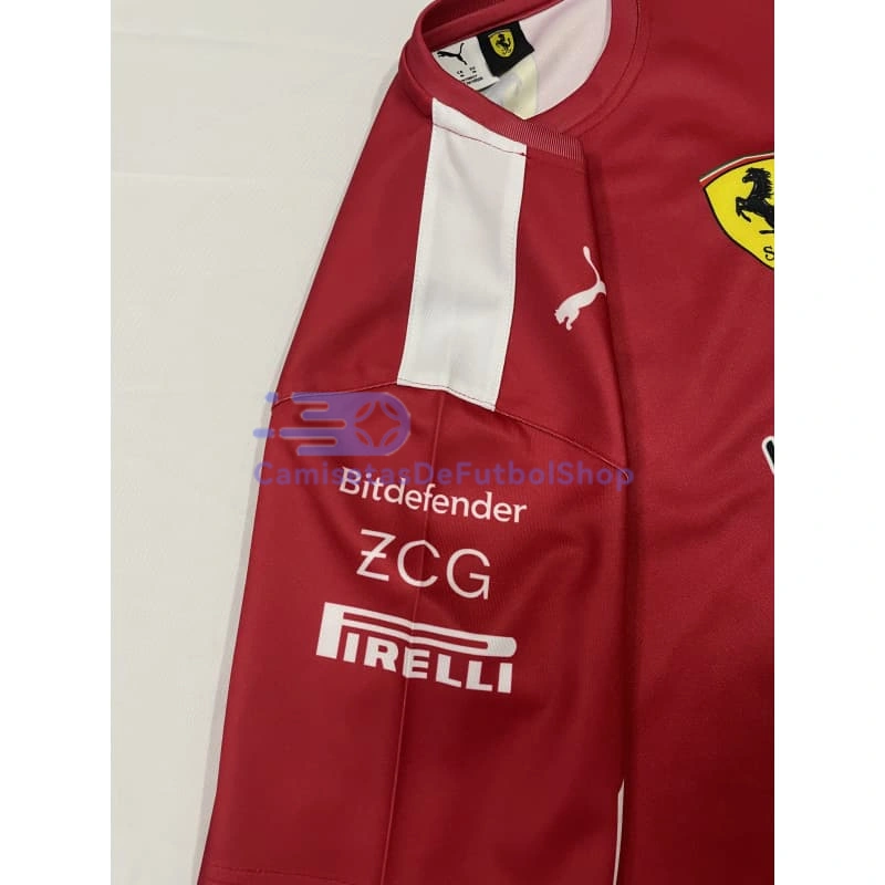 Camiseta Scuderia Ferrari F1 Rojo 2025