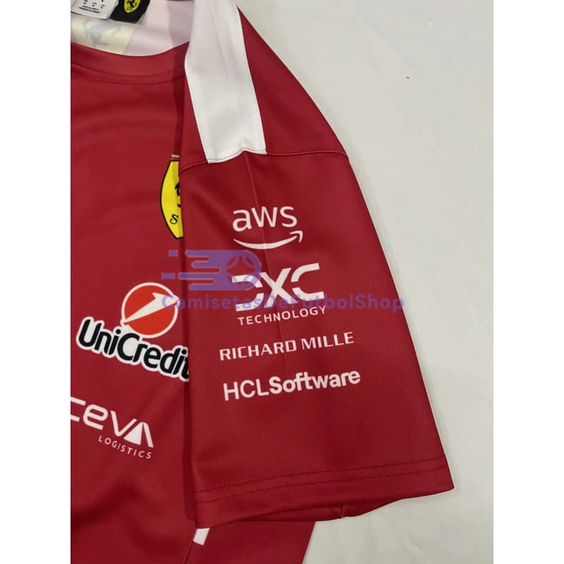 Camiseta Scuderia Ferrari F1 Rojo 2025