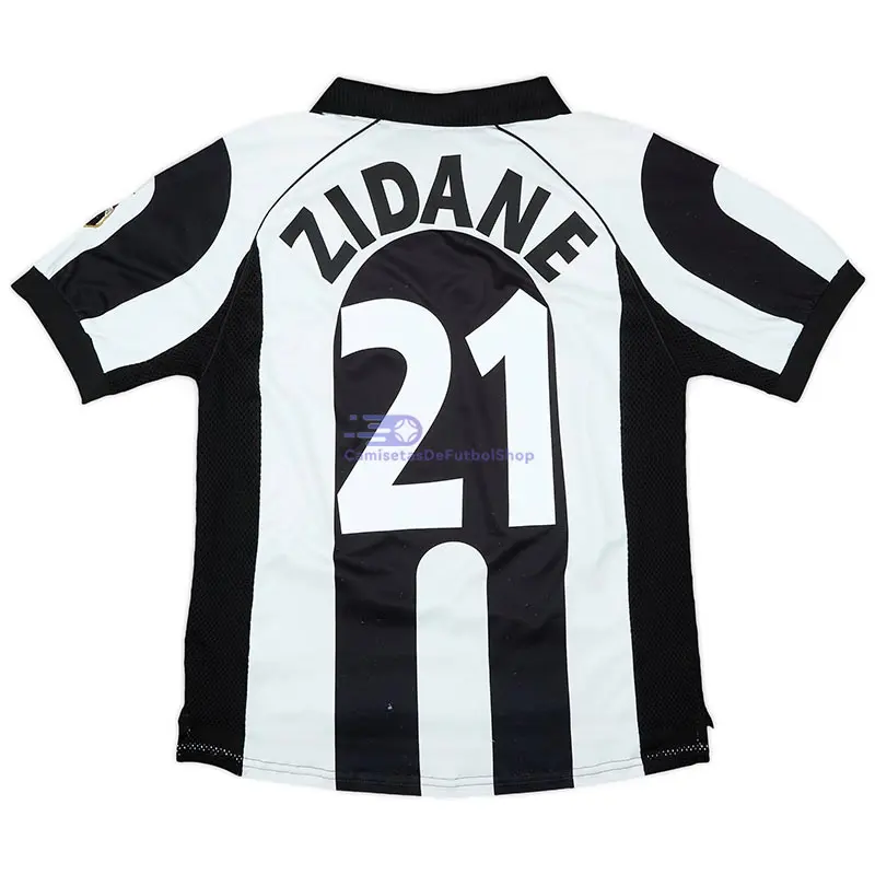 Camiseta ZIDANE 21 Juventus 1997/98 1ª Equipación Retro