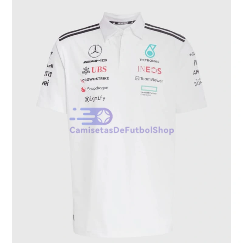 POLO Mercedes AMG Petronas F1 Blanco 2025