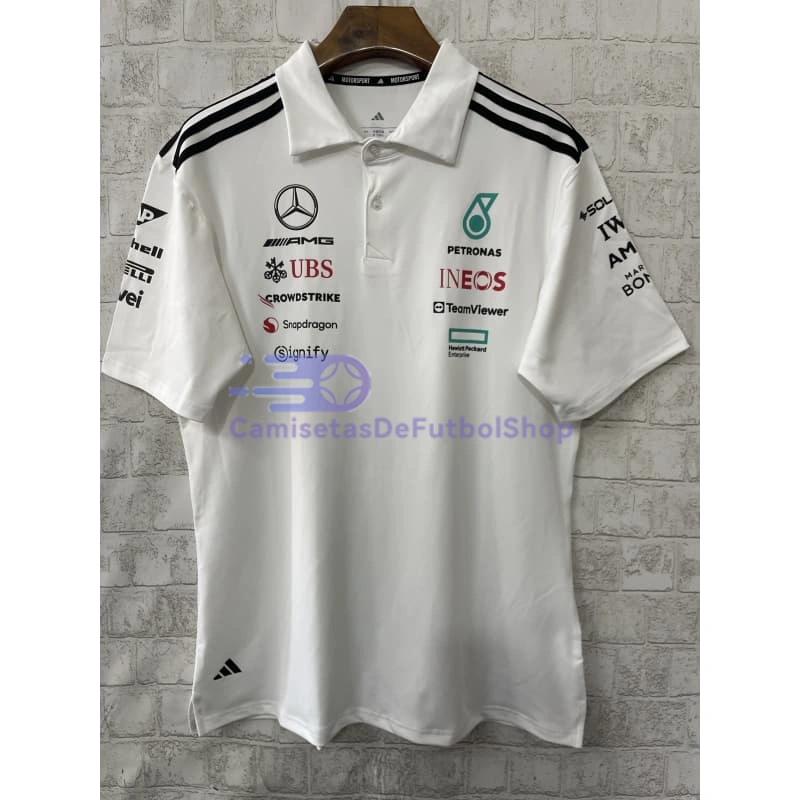 POLO Mercedes AMG Petronas F1 Blanco 2025