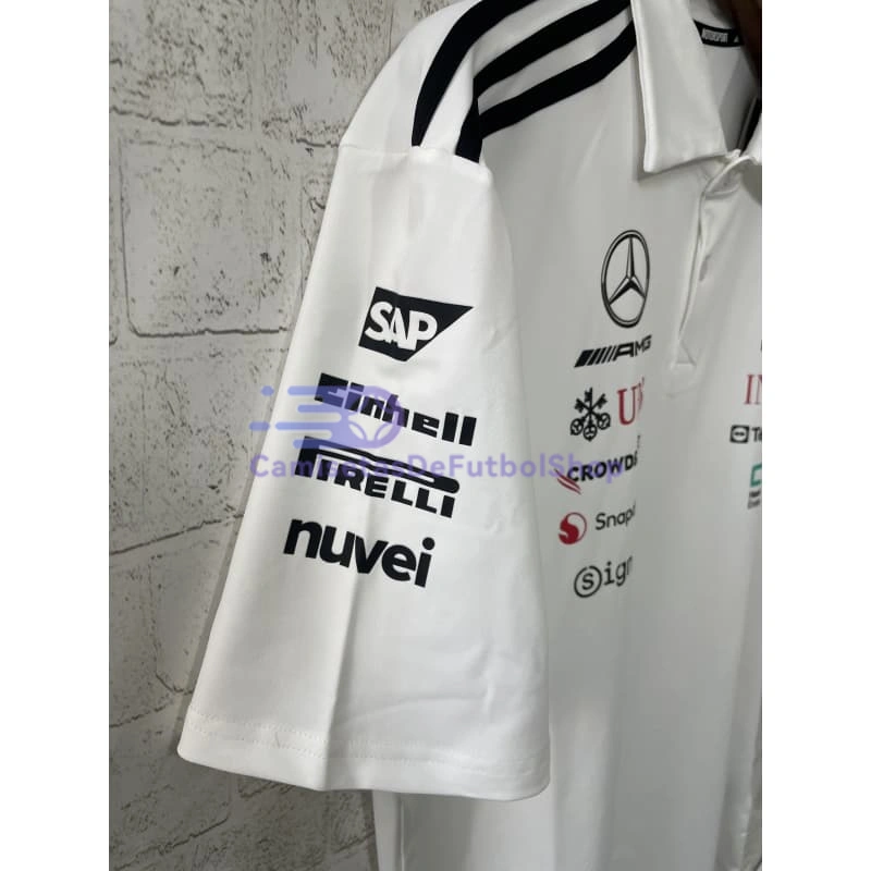 POLO Mercedes AMG Petronas F1 Blanco 2025