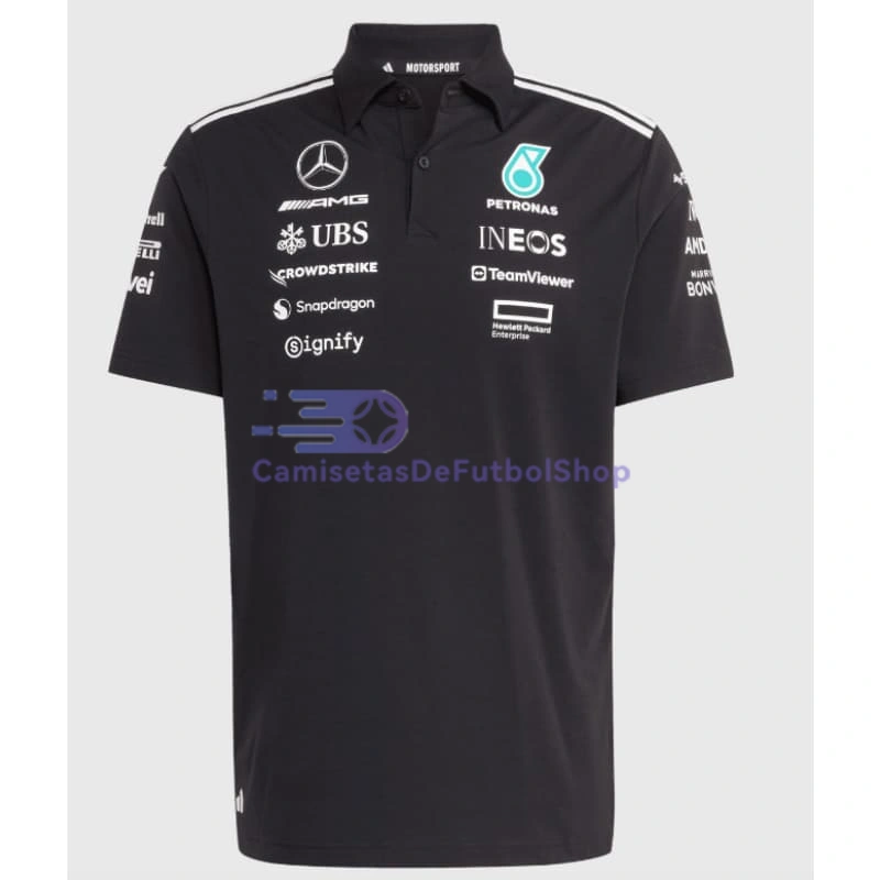 POLO Mercedes AMG Petronas F1 Negro 2025