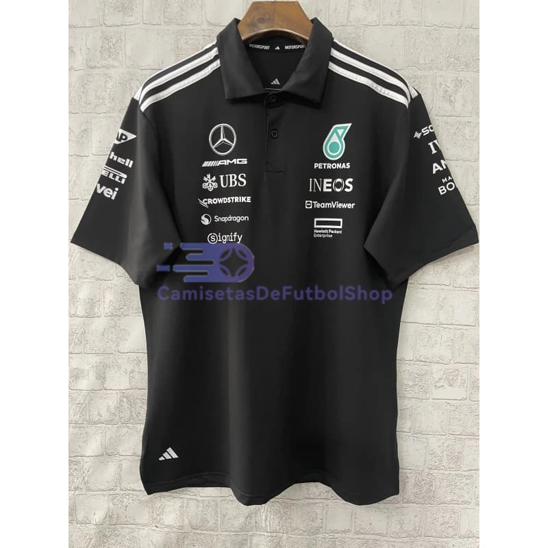 POLO Mercedes AMG Petronas F1 Negro 2025