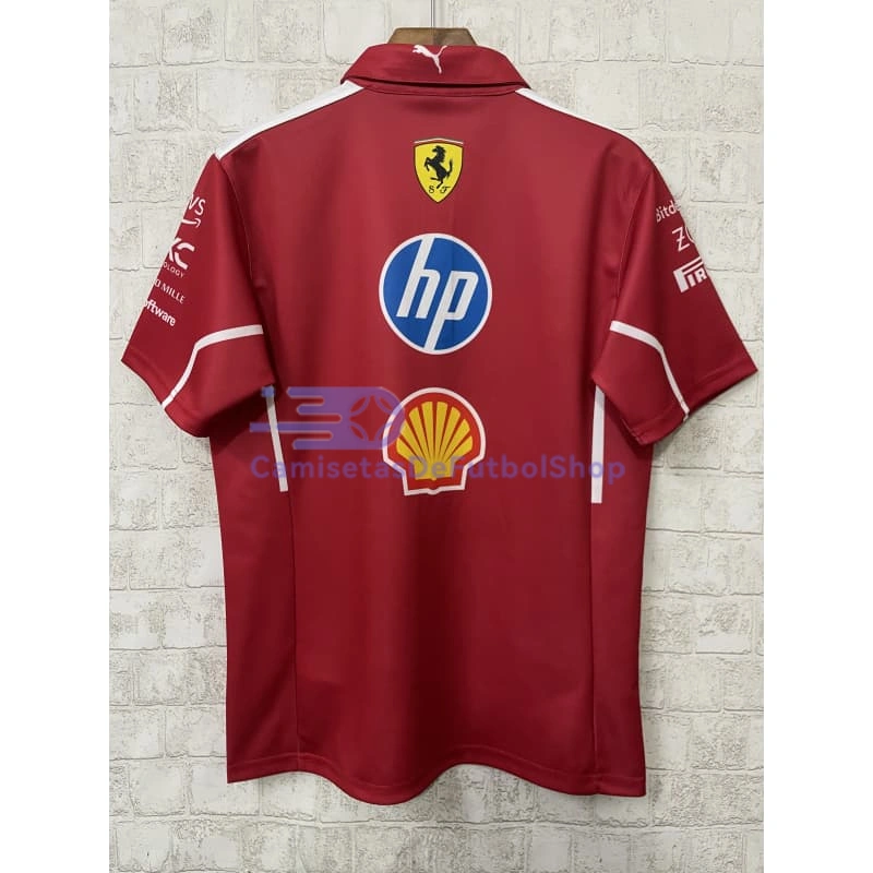 Polo Scuderia Ferrari F1 Rojo 2025