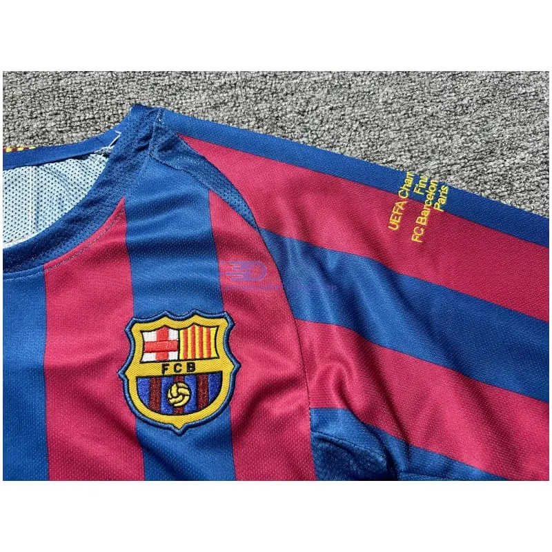 Camiseta Barcelona 2005/06 1ª Equipación Retro Niño Kit ML