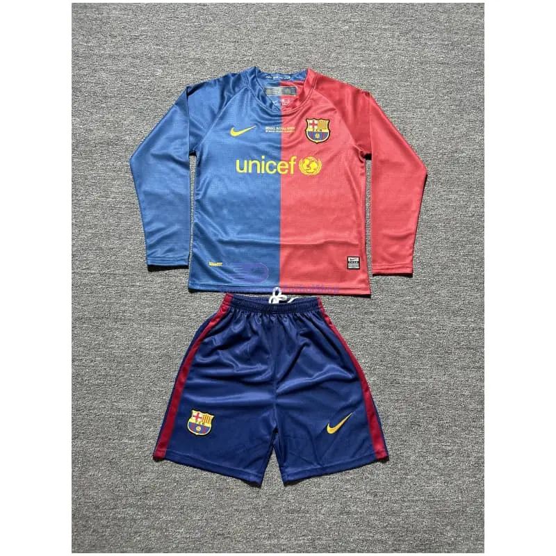 Camiseta Barcelona 2008/09 Niño 1ª Equipación Retro Niño Kit ML