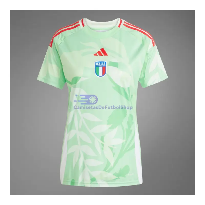 Camiseta Italia 2025 2ª Equipación la EURO Femenina Mujer Verde