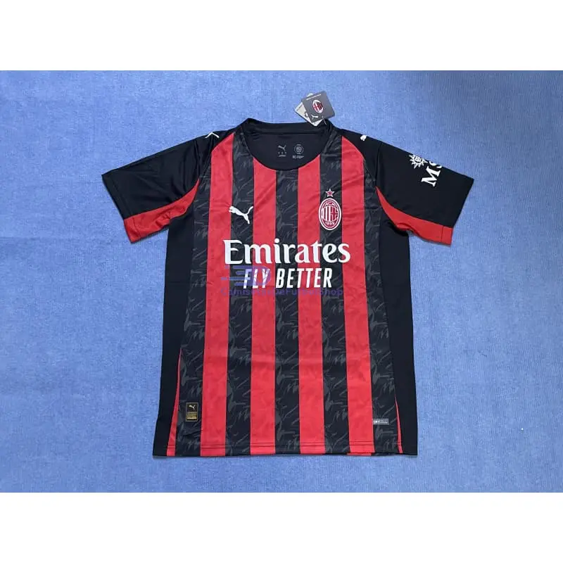 Camiseta AC Milan 1ª Equipación 2025/2026 Rojo/Negro