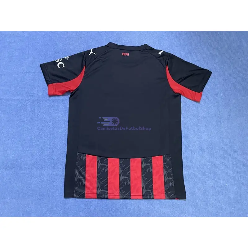 Camiseta AC Milan 1ª Equipación 2025/2026 Rojo/Negro