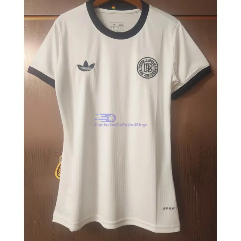 Camiseta Alemania 2025 125 Aniversario Edición Mujer Blanco