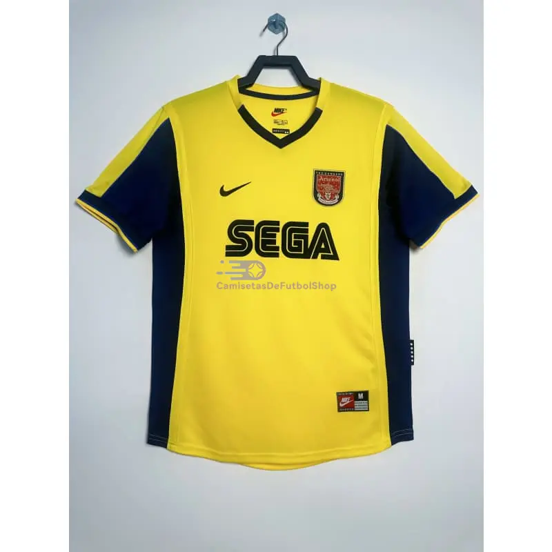 Camiseta Arsenal 2000/01 2ª Equipación Retro